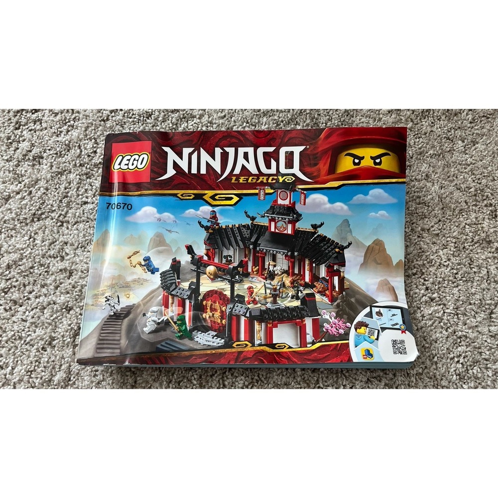 Ninjago Legacy Monastery Of Spinjitzu 70670 INSTRUCTION BOOKLET MANUAL ONLY